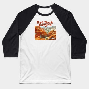 Red Rock Canyon, Nevada Baseball T-Shirt